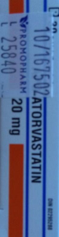 Apo-Atorvastatine 20mg